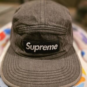Supreme Charcoal Black Cap